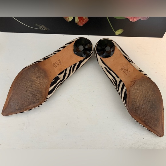 Michael Kors Black and White Zebra Heels - Picture 5 of 13